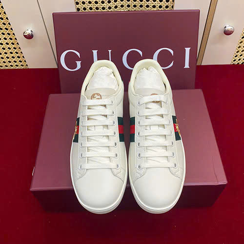 Giày Women Gucci Ace Sneaker With Bee 431942  Siêu Cấp Size 38