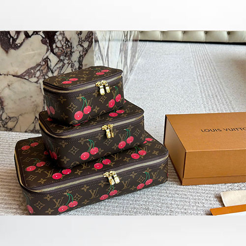 Hộp Trang Sức/Trang Điểm LV Monogram Fullbox 3 Size ( 17 & 22.5 & 35cm )