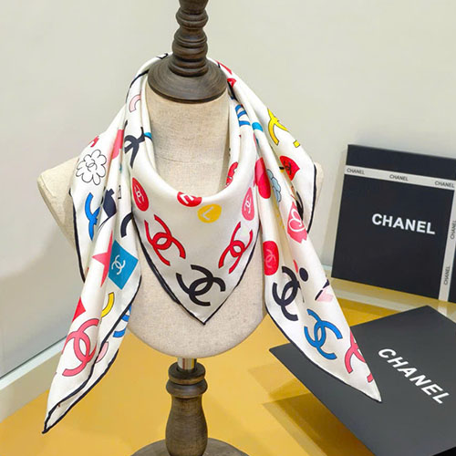 Khăn Choàng Chanel Twilly SCC2526  Siêu Cấp Size 90 cm