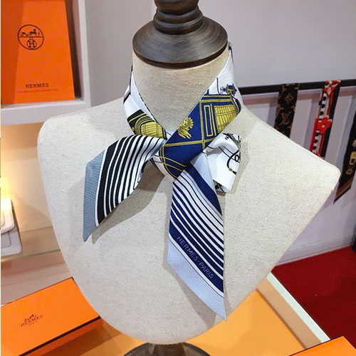 Khăn Quấn Túi Hermes Twilly PHMS2282 Siêu Cấp Size 86 cm
