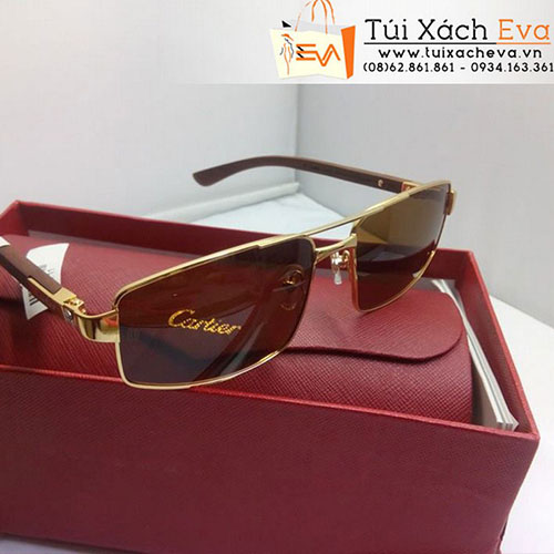 Mắt Kính Cartier Càng Gỗ