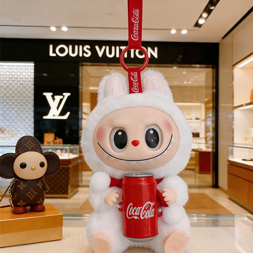 Móc Khóa Labubu x Louis Vuitton Anger Forest Keychain Treo Túi Siêu VIP