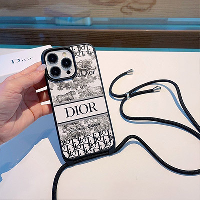 Ốp Lưng Dior Hoa Sứ Siêu Cấp Kèm Dây Đeo Full Box