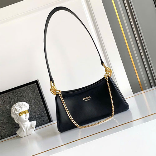 Tên sản phẩm: Túi xách Prada siêu cấp – Chain Shoulder Bag 2025 Thu Đông - màu đen