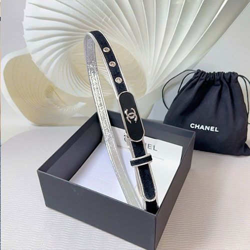 Thắt Lưng Chanel 2025 Da Bê Nguyên Bản Hai Mặt Super Size 2.0cm