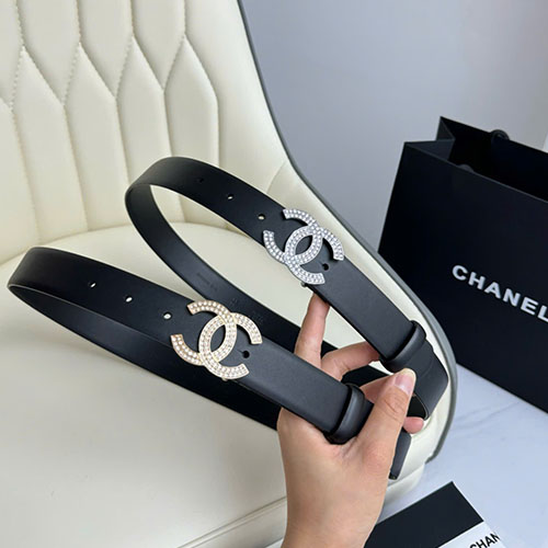 Thắt Lưng Chanel Màu Đen Super Size 3.0 cm