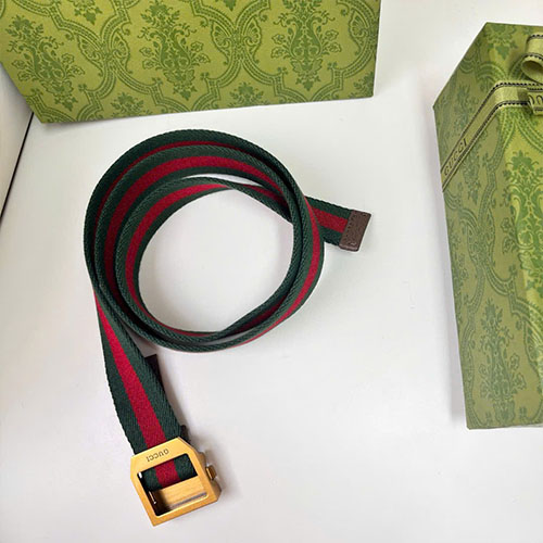 Thắt Lưng Gucci Họa Tiết Sọc Đỏ Siêu Cấp Size 3.0 cm