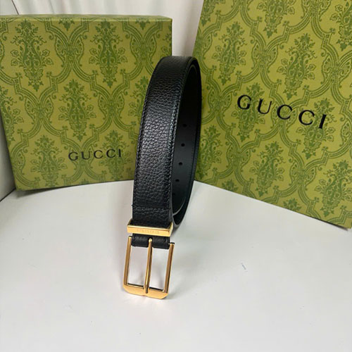 Thắt Lưng Gucci Khóa Chữ Nhật Siêu Cấp Size 3.0 cm