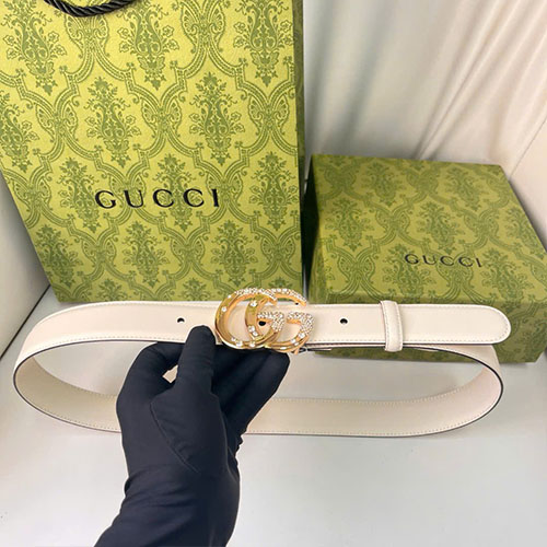 Thắt Lưng Gucci Khóa Logo Vàng Siêu Cấp Size 3.0 cm