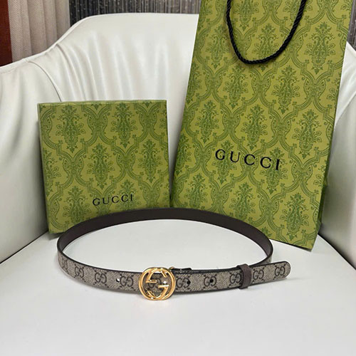 Thắt Lưng Gucci Khóa Tròn Siêu Cấp Size 2.0 cm