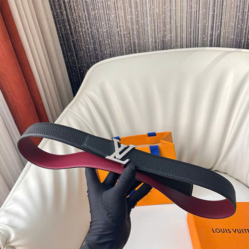 Thắt Lưng Nam Louis Vuitton Da Togo Siêu Cấp Size Rộng 3.5cm