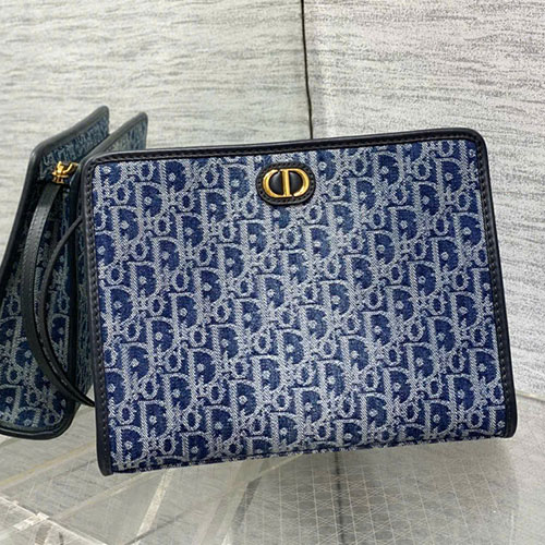 Túi Cầm Tay Dior Oblique 0628 Siêu Vip Size 26 cm