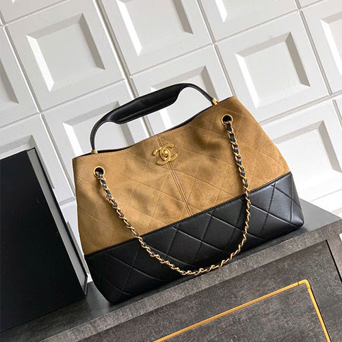 Túi Chanel 25A Haute Couture Suede Tote Siêu Cấp Size 36cm
