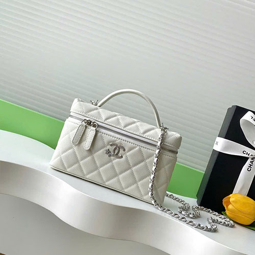 Túi Chanel 25B Star Logo AP4854 Màu Trắng Siêu Cấp Size 19.5cm