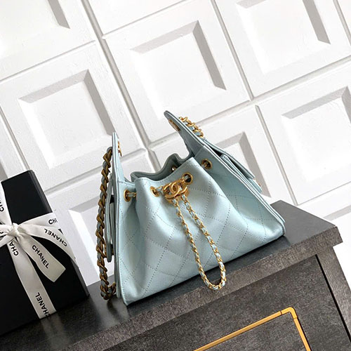 Túi Chanel 26C Mini Hobo Màu Xanh Siêu Cấp Size 22cm