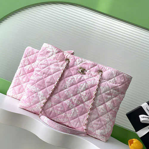 Túi Chanel Beach Bag AS5429 Màu Hồng Siêu Cấp Size 37cm