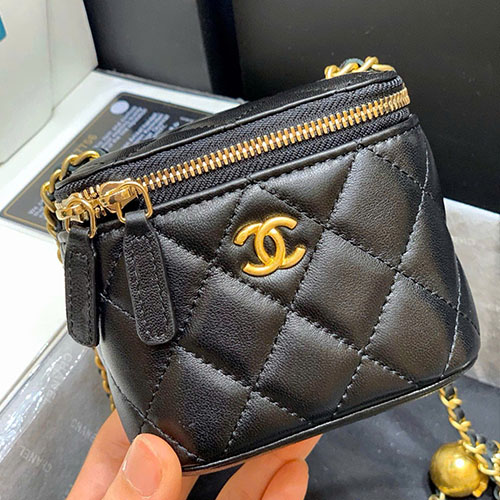 Túi Chanel Box Bag AP1447 Màu Đen Like Auth Size 11 cm