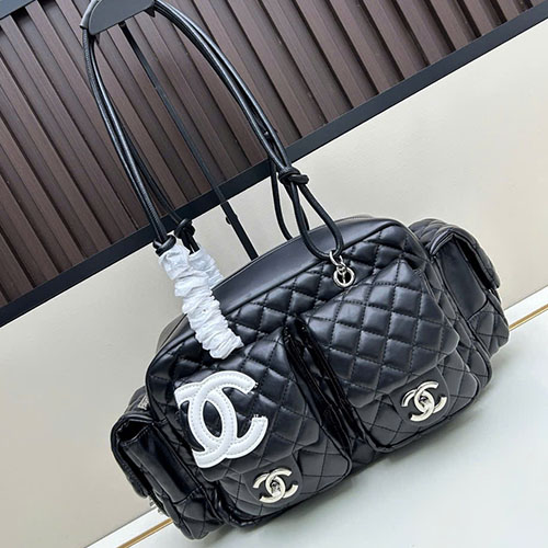 Túi Chanel Punk Style Cambon Motorcycle Bag Super Size 30cm