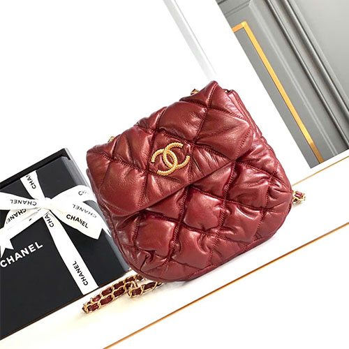 Túi Chanel Saddle Bag Màu Đỏ Mật Siêu Cấp Size 22.5cm