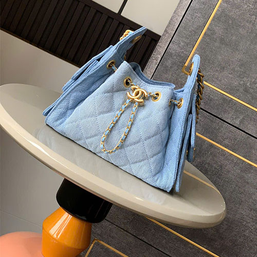 Túi Chanel Siêu Vip 26A Hobo Mini – Denim Xuân Hè