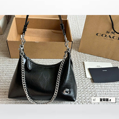 Túi Coach Laurel Hobo Bag Màu Đen Fullbox Size 25cm