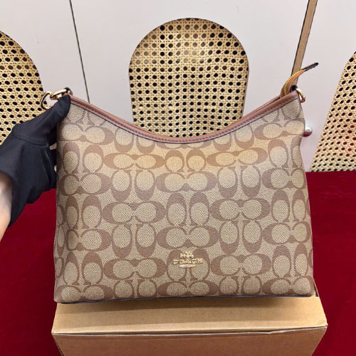 Túi Coach Laurel Shoulder Bag In Signature Canvas Fullbox Size 31cm