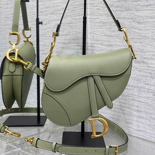 Túi Dior Saddle Siêu Cấp Bản Lớn Màu Matcha Kèm Dây Đeo