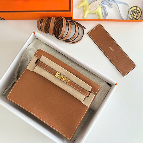 Túi Hermès Kelly Danse Da Evercolor Màu Nâu Like Auth Size 22cm