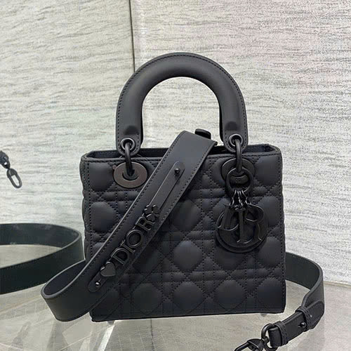 Túi Lady Dior Bốn Ngăn Phiên Bản Mới Màu Đen Siêu Vip Size 20cm