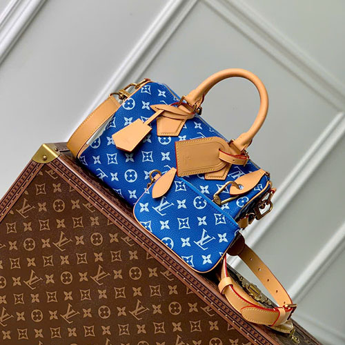 Túi Speedy P9 Bandoulière 25 M24424 Màu Xanh Siêu Vip Size 25cm