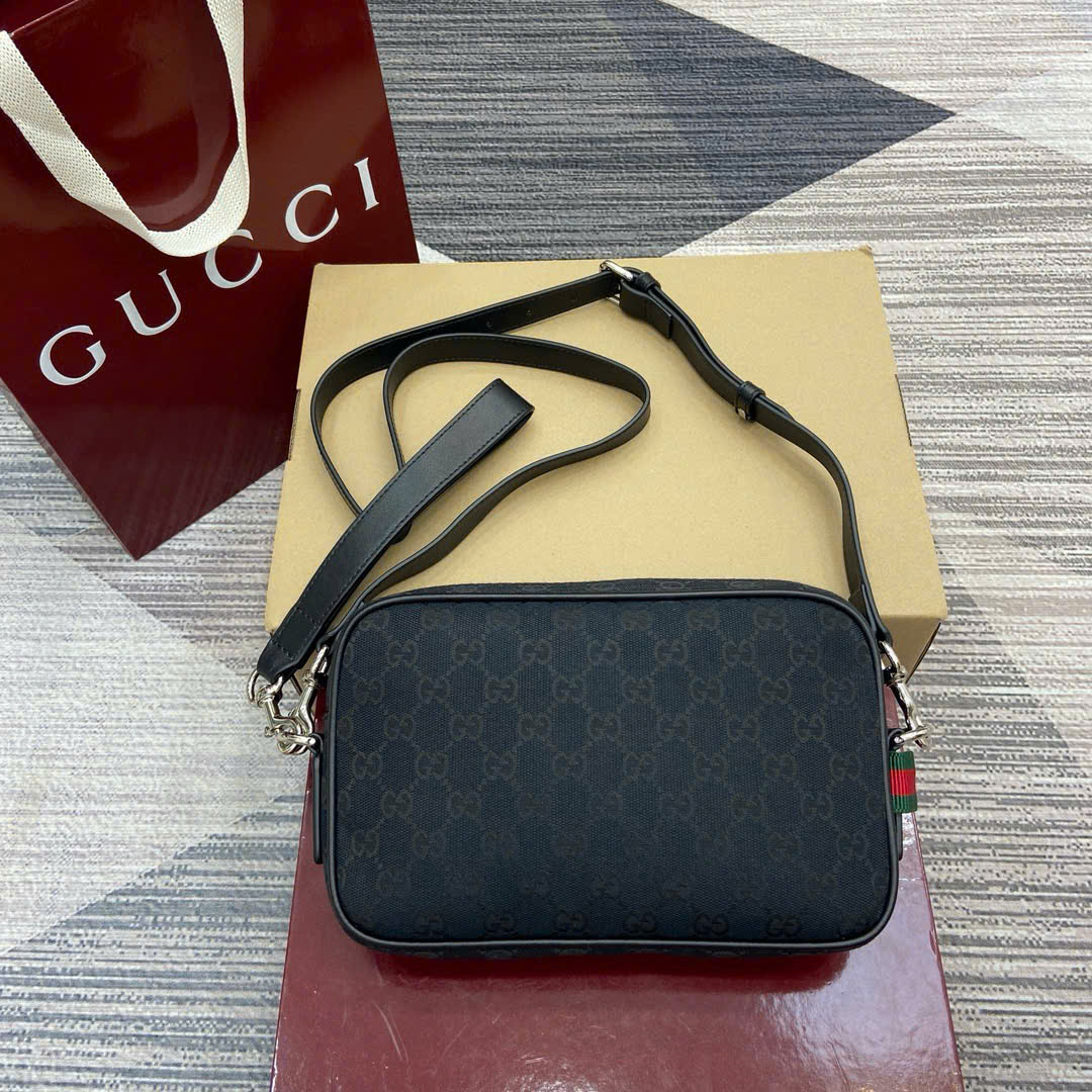 Túi Tote Gucci GG Canvas 834802 Màu Đen Siêu Cấp 23.5cm