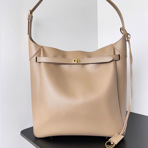 Túi Xách Balenciaga Bel Air Hobo Màu Be Siêu Vip Size 43.9 cm