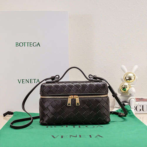Túi Xách Bottega Veneta KONT Màu Den Siêu Cấp Size 22 cm
