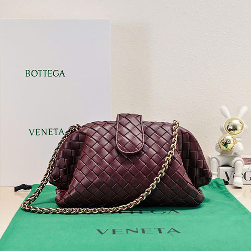 Túi Xách Bottega Veneta Lauren 1980 Màu Đỏ Siêu Cấp Size 31.5 cm