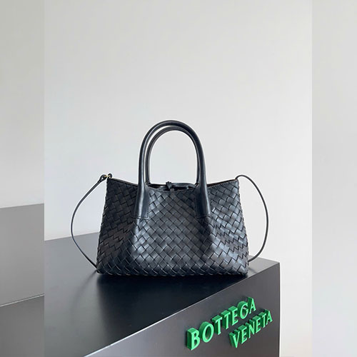 Túi Xách Bottega Veneta Pinacoteca Màu Đen Siêu Cấp Size 24 cm