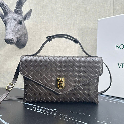 Túi Xách Bottega Veneta Summer Màu Nâu Siêu Cấp Size 25 cm