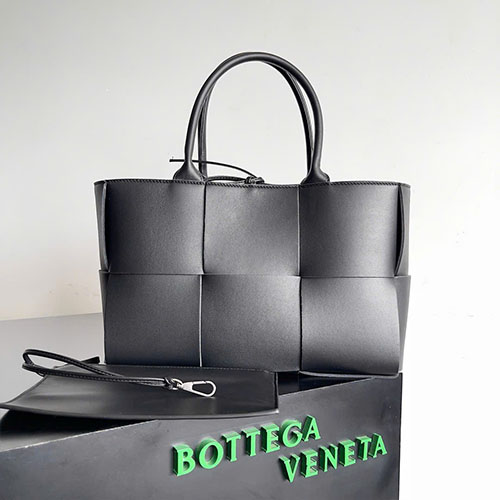 Túi Xách Bottega Veneta Tote Màu Đen Siêu Cấp Size 30 cm