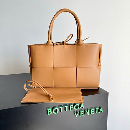 Túi Xách Bottega Veneta Tote Màu Nâu Siêu Cấp Size 30 cm