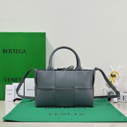 Túi Xách Bottega Veneta Tote Mini Arco Màu Xám Siêu Cấp Size 25 cm