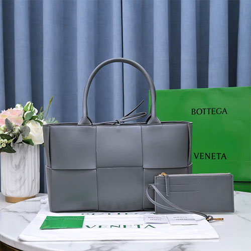 Túi Xách Bottega Veneta Tote SLIP Màu Xám Siêu Cấp Size 36 cm