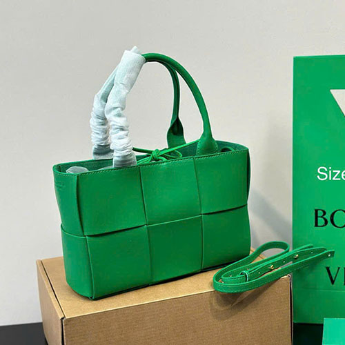 Túi Xách Bottega Veneta Woven Màu Xanh Super Size 24cm