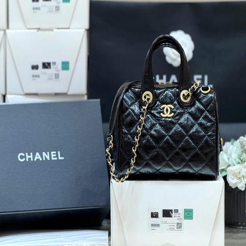 Túi xách Bowling Chanel 25A Like Auth size 17cm Phiên Bản Cao Cấp – Bộ Sưu Tập Métiers d’Art