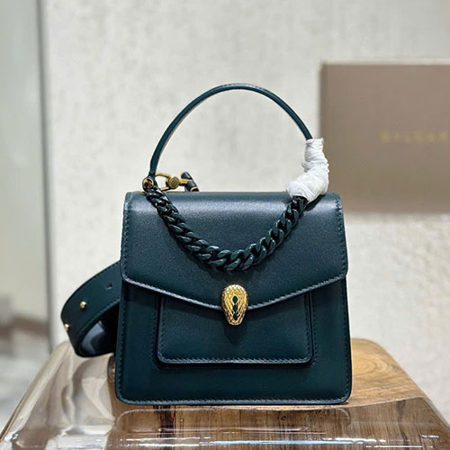 Túi Xách BVLGARI Serpenti Forever 290762 Siêu Vip Size 18 cm