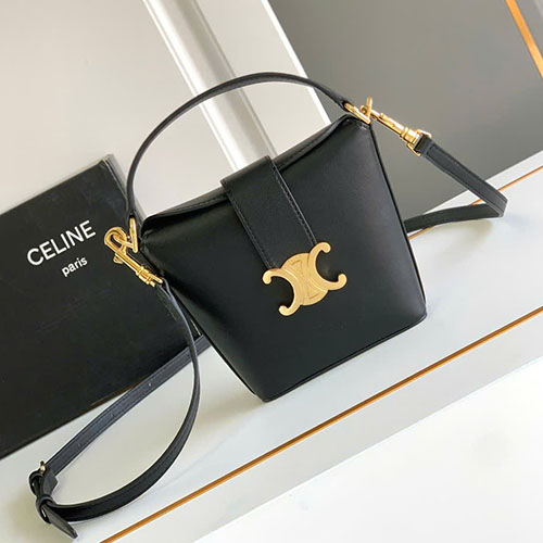 Túi Xách Celine Mini Bucket Louise In Smooth Calfskin Siêu Cấp Size 14cm