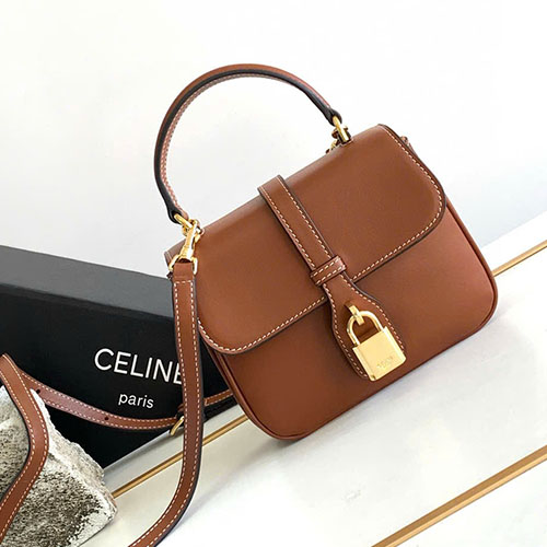 Túi Xách Celine Tabou 10L343FB6.04LU Màu Xanh Dương Siêu Cấp Size 16 cm