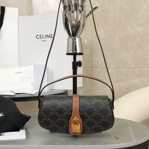 Túi Xách Celine TABOU CLUTCH 101592 Màu Đen Siêu Cấp Size 18 cm