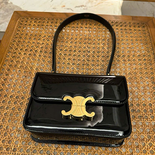 Túi Xách Celine TEEN GARANCE 118053 Màu Đen Siêu Vip Size 18.5 cm