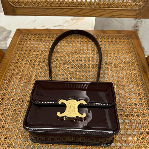 Túi Xách Celine TEEN GARANCE 118053 Màu Nâu Siêu Vip Size 18.5 cm