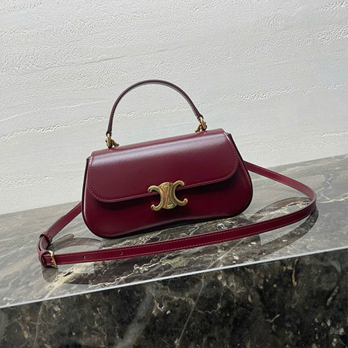 Túi Xách Celine TEEN LOLA CE 119533 Màu Đỏ Siêu Vip Size 22.5 cm