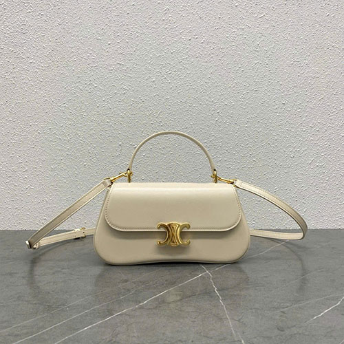 Túi Xách Celine TEEN LOLA CE 119533 Màu Trắng Siêu Cấp Size 22.5 cm